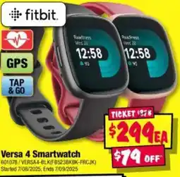 JB Hi-Fi Versa 4 smartwatch offer