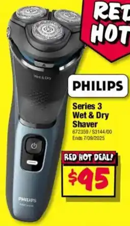 JB Hi-Fi Series 3 wet & dry shaver offer
