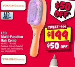 JB Hi-Fi Led multi-function hair comb offer