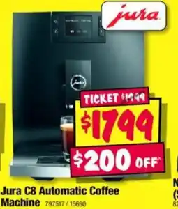 JB Hi-Fi Jura c8 automatic coffee machine offer