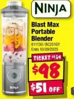 JB Hi-Fi Blast Max Portable Blender offer