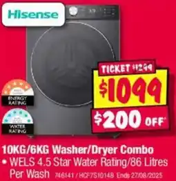JB Hi-Fi 10kg 6kg washer dryer combo offer