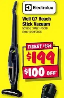 JB Hi-Fi Well q7 reach stick vacuum offer