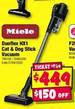 JB Hi-Fi Duoflex hx1 cat & dog stick vacuum offer