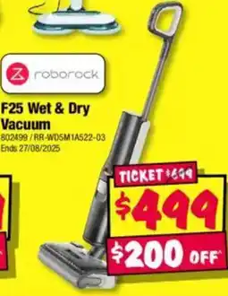 JB Hi-Fi F25 wet & dry vacuum offer
