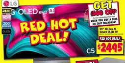 JB Hi-Fi 55" 4K Evo Al Smart OLED TV offer