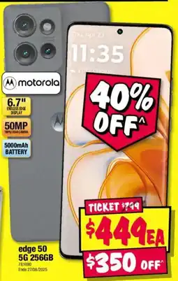 JB Hi-Fi Edge 50 5g 256gb offer