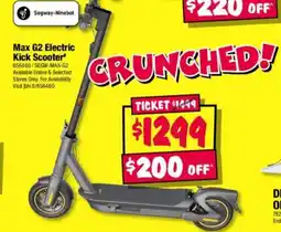 JB Hi-Fi Max g2 electric kick scooter offer