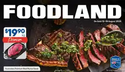Foodland Australian premium beef rump steak offer