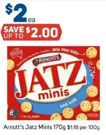 Foodland Arnott's jatz minis offer