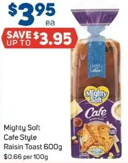 Foodland Mighty soft cafe style raisin toast offer