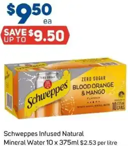 Foodland Schweppes infused natural mineral water offer
