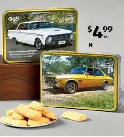 ALDI Bisko Shortbread Car Tin offer