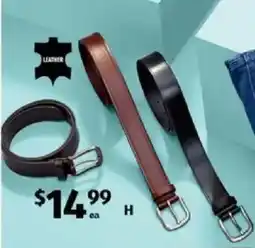 ALDI Men's Leather Belts offer