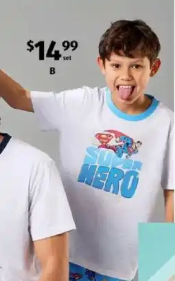 ALDI Children's Licensed PJ Set offer