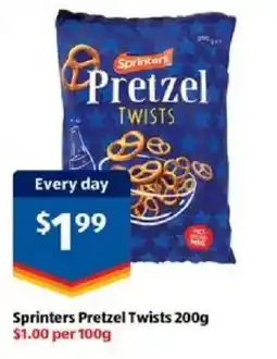 ALDI Sprinters Pretzel Twists offer