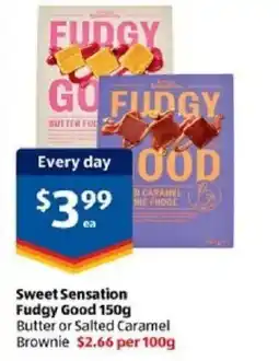 ALDI Sweet Sensation Fudgy Good offer