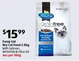 ALDI Fussy Cat Dry Cat Food offer