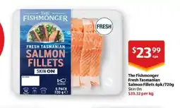 ALDI The Fishmonger Fresh Tasmanian Salmon Fillets offer