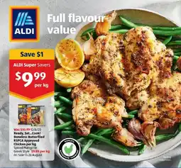 ALDI Boneless Butterflied offer