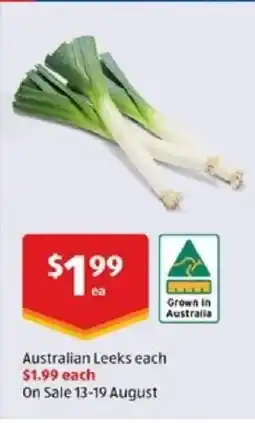 ALDI Leeks offer
