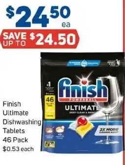 Foodland Finish Ultimate Dishwashing offer