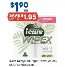 Foodland iCare Recycled Paper Towel offer