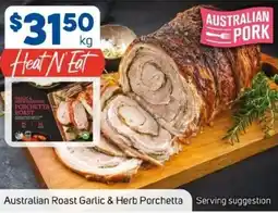 Foodland Roast Garlic & Herb Porchetta offer