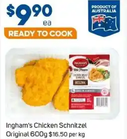 Foodland Ingham's Chicken Schnitzel Original offer