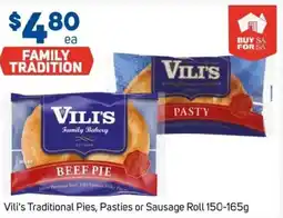 Foodland Vili's Traditional Pies, Pasties or Sausage Roll offer