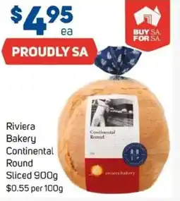 Foodland Riviera Bakery Continental Round offer