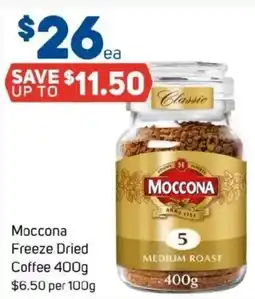 Foodland Moccona Freeze Dried Coffee offer