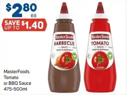 Foodland MasterFoods Tomato or BBQ Sauce offer