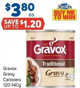 Foodland Gravox Gravy Canisters offer