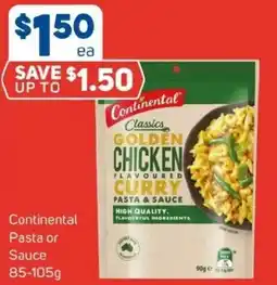 Foodland Continental Pasta or Sauce offer