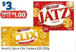 Foodland Arnott's Jatz or Clix Crackers offer