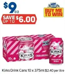 Foodland Kirks Drink Cans offer