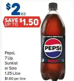 Foodland Pepsi, 7 Up, Sunkist or Solo offer
