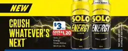 Foodland Solo Energy Drinks offer