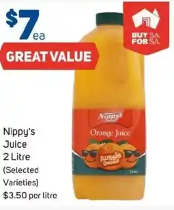 Foodland Nippy's Orange Juice offer