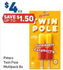 Foodland Peters Twin Pole Multipack 8s offer
