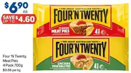 Foodland Four 'N Twenty Meat Pies offer
