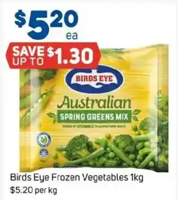 Foodland Birds Eye Frozen Vegetables offer
