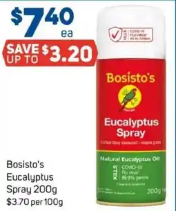 Foodland Bosisto's Eucalyptus Spray offer
