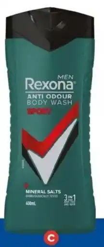 Foodland Rexona Men Anti Odour Body Wash offer