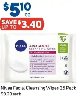 Foodland Nivea Facial Cleansing Wipes offer