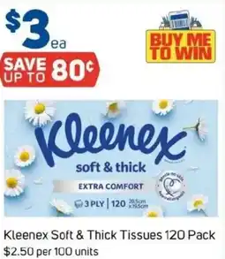 Foodland Kleenex Soft & Thick Tissues offer