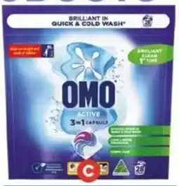 Foodland OMO 3in1 Laundry Capsules 28s offer