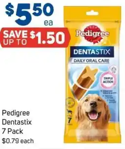 Foodland Pedigree Dentastix 7 Pack offer