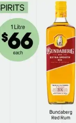 Foodland Bundaberg Red Rum offer